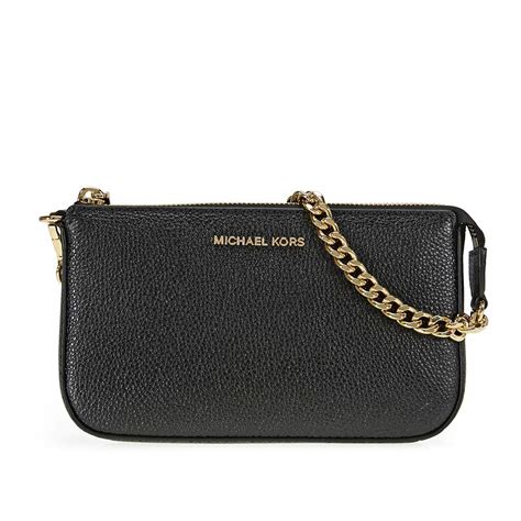 shiny black michael kors bag|Michael Kors black clutch.